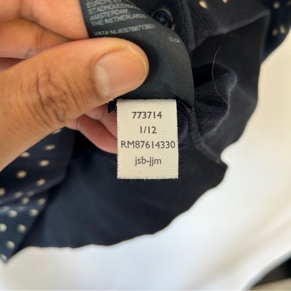 Tommy Hilfigure Women’s Poker Dot Button Down Sweater Size Medium - Picture 9 of 9